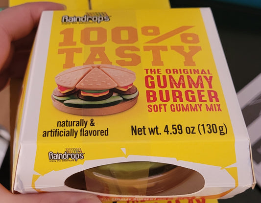 Hamburger gummy geant